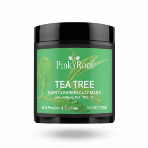 100gm Pink Root Tea Tree Skin Clearing Clay Mask Age Group: All Age Group
