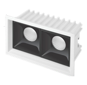 Black & White Body Led Linear Spotlight 2led 5w