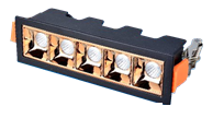 Black & White Body Led Linear Spotlight 5led 12w
