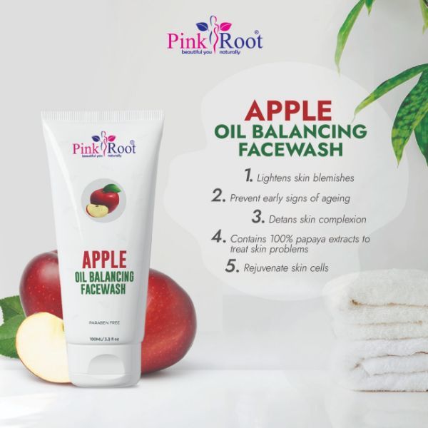 100ml Pink Root Apple Oil Balancing Face Wash Age Group: All Age Group