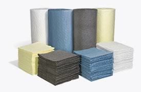 Sorbent Pads - Lint-Free Spunbond & Meltblown Polypropylene, Highly Absorbent & Dimensional Stability