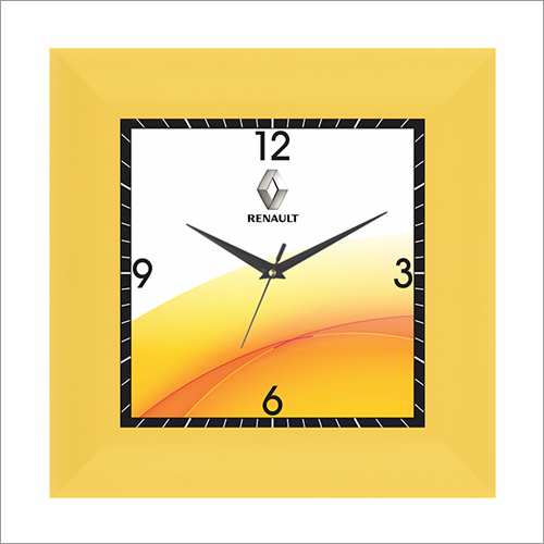 Promotional Wall Clock - Rectangular, Various Sizes Available, Multicolor | Perfect for Household Use and Promotional Events