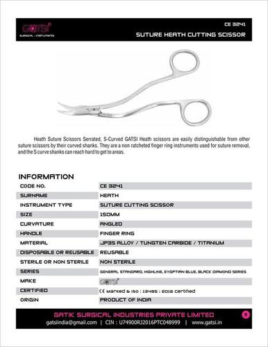 Suture Heath Cutting Scissor