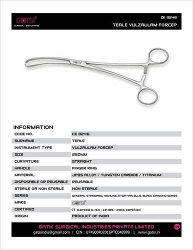 Teale Vulzaulam Forcep