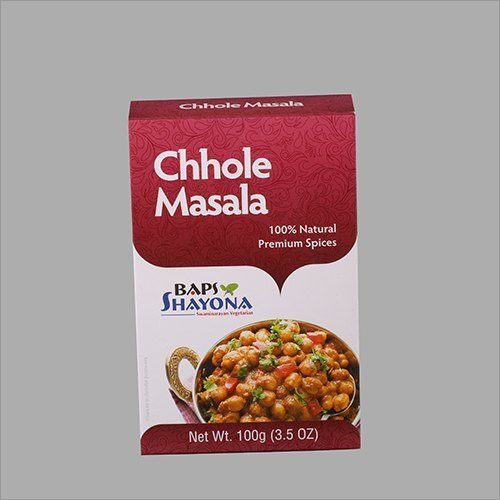 Spice Packaging Box - Rectangular Shape, Paper Material for Safe Storage and Easy Organization