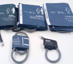 Nibp Cuff - Nylon Material, 40cm Length, 13cm Width, Blue Color | Latex-free Bladder, Accurate Readings, Comfortable Fit, Durable, Easy To Use, Long-lasting, Reliable Performance, Reusable Design