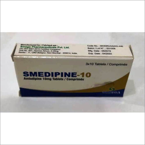 Smedipine-10 (Amlodipine 10 Mg)