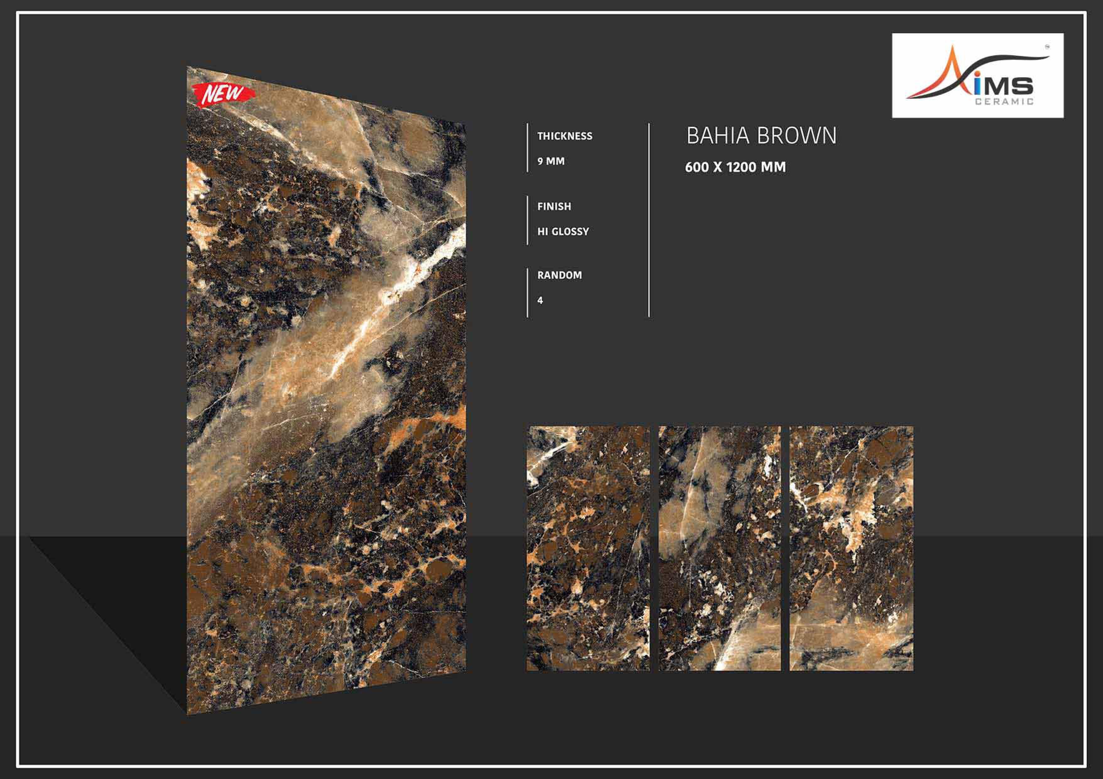 Hd Vitrified Tiles - Ceramic, 9 Millimeter Thickness | Acid-resistant, Antibacterial, Wear-resistant, Glazed & Polished Finish