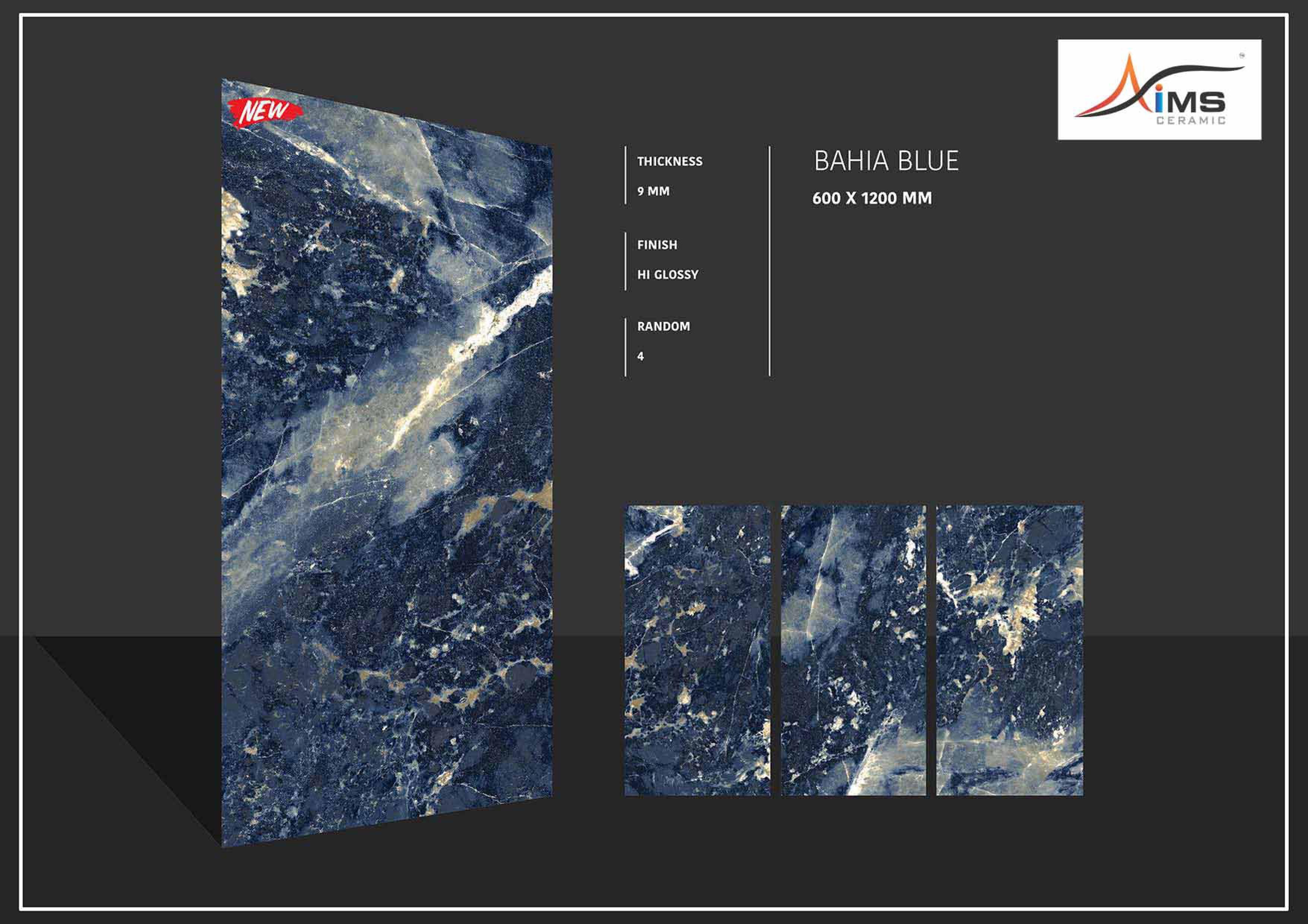 Hd Vitrified Tiles - Ceramic, 9 Millimeter Thickness | Acid-resistant, Antibacterial, Wear-resistant, Glazed & Polished Finish