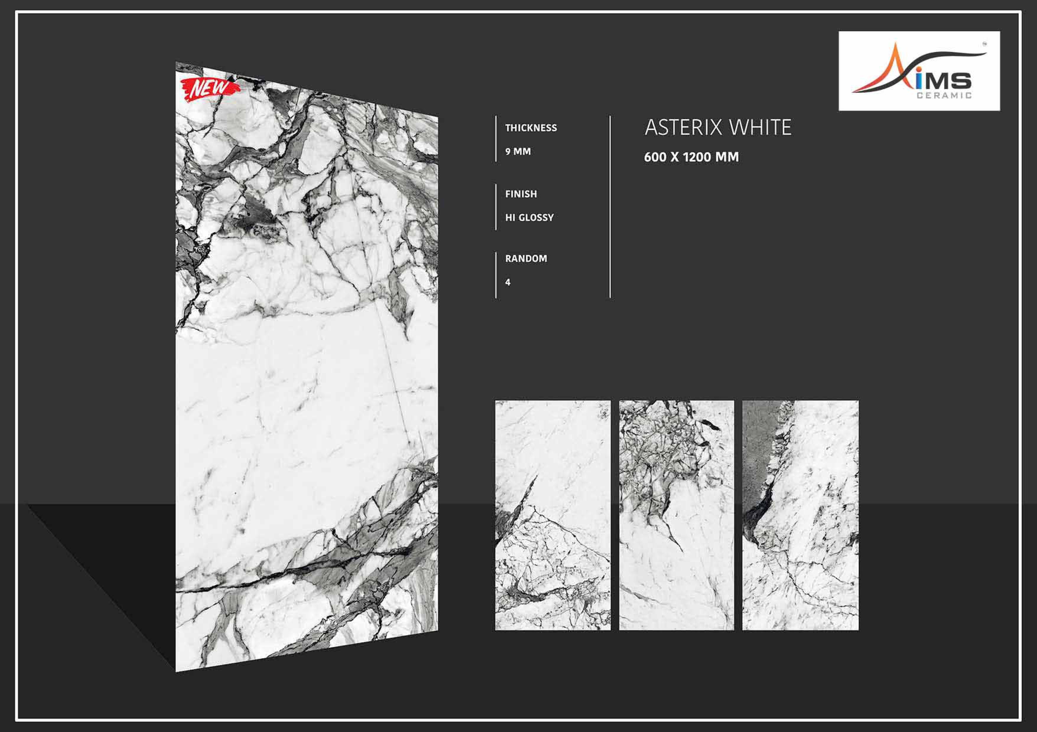 Hd Vitrified Tiles - Ceramic, 9 Millimeter Thickness | Acid-resistant, Antibacterial, Wear-resistant, Glazed & Polished Finish