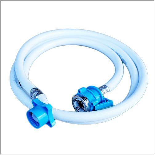 Washing Machine Auto Inlet Pipe - Pvc & Plastic, 2 Mtr Length, White Color, Scratch & Heat Resistant