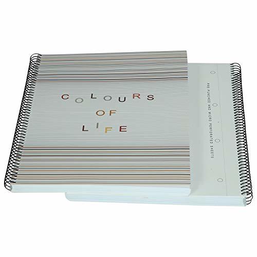 70gsm White Paper Which Resists Ink Smearing And Bleed-through 6 Subject College Notebook - A4 Size - Wire-o-bound