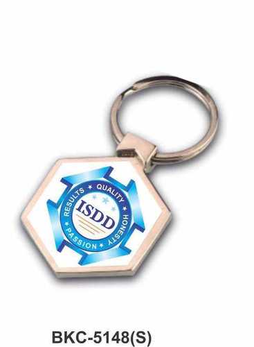 Hexagon Sublimation Keychain