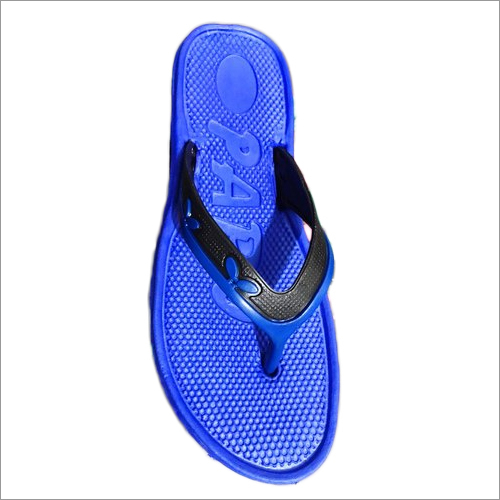 Ladies EVA Rubber Slipper - EVA Material, Size 5-8, Blue Color | Solid Pattern, Stylish Design for Women