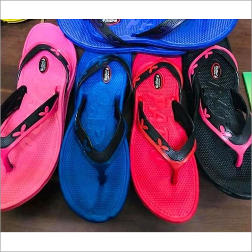 Ladies Multicolor EVA Slipper - EVA Material, Size 5-8, Colors Pink, Blue, Black | Stylish Plain Design for Women