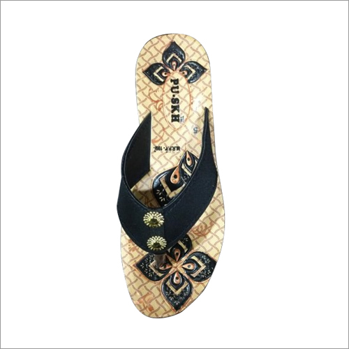 Ladies Fancy PU Slipper