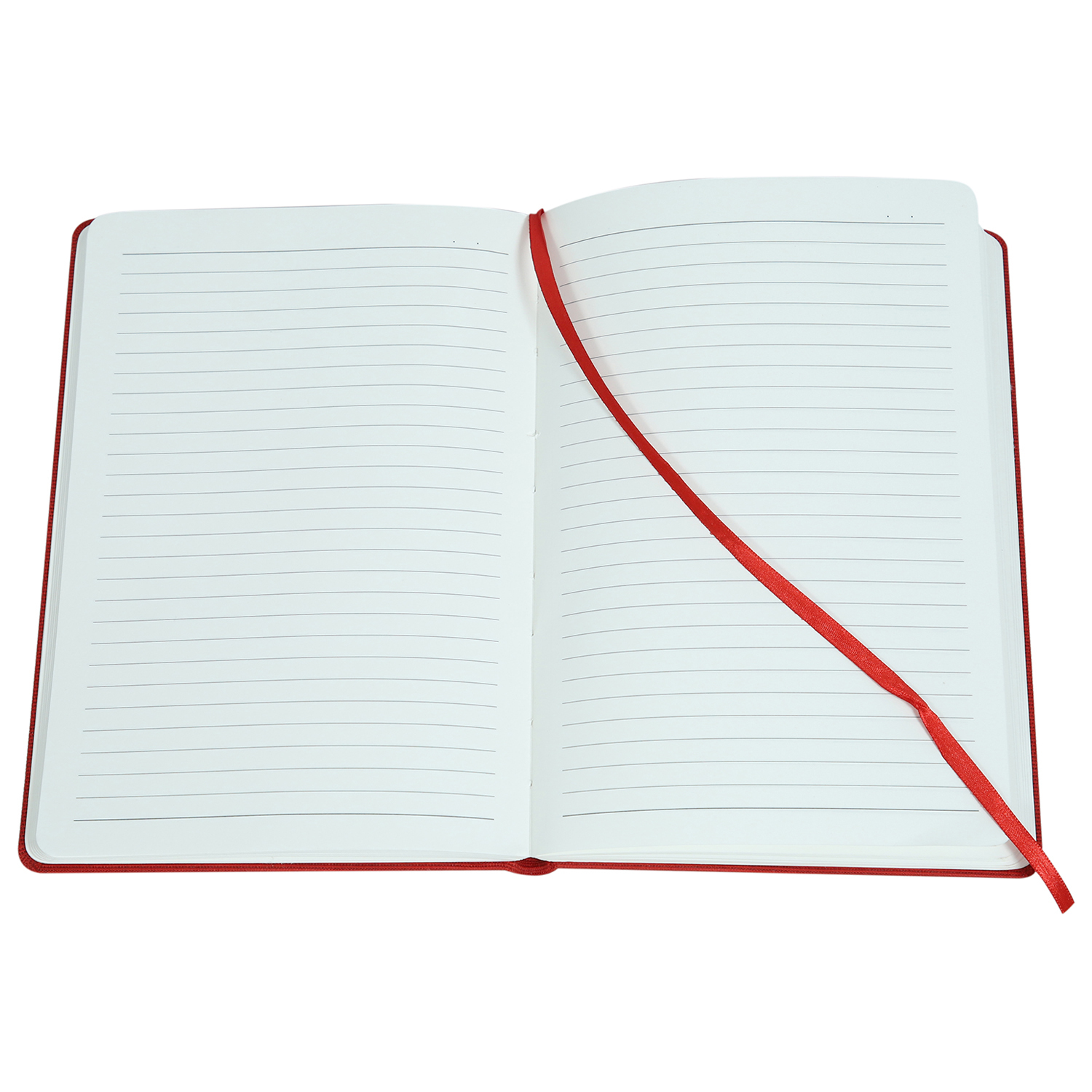 Features Include Horizontal Elastic Band Closure Comma Regina - A5 Size - Hard Bound Notebook (Red)