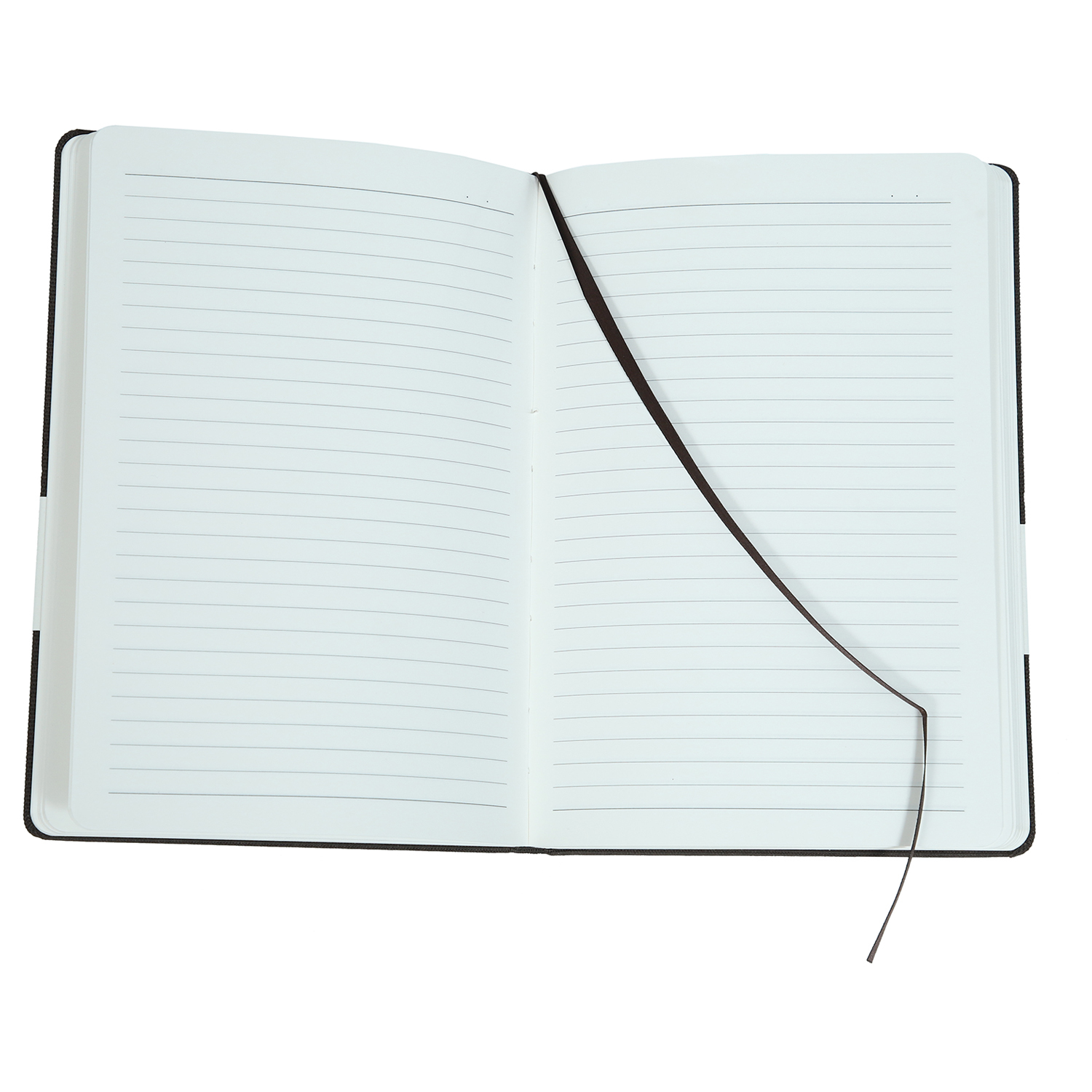 Features Include Horizontal Elastic Band Closure Comma Regina - A5 Size - Hard Bound Notebook (Brown)
