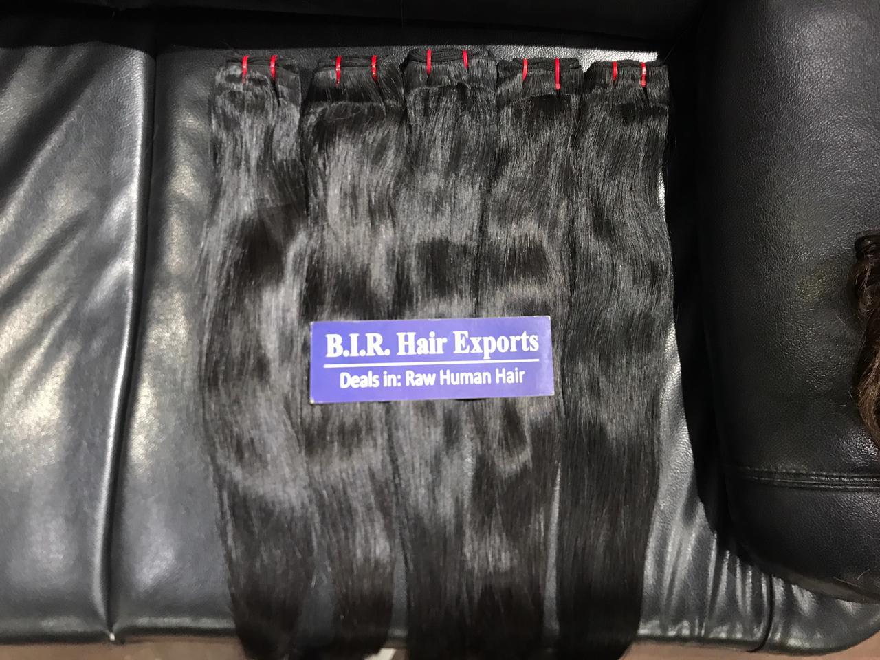 Black Hair Silky Straight Weft