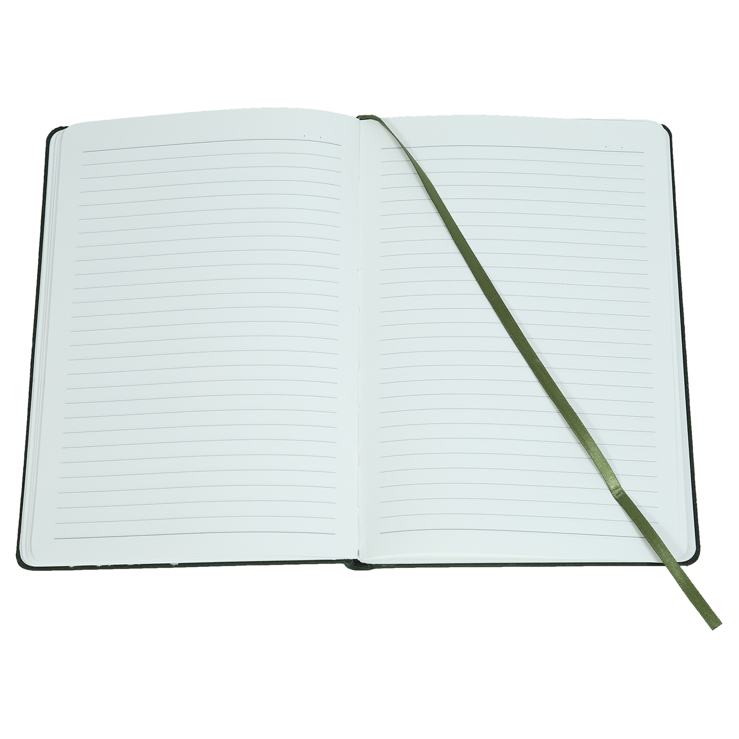 Features Include A Horizontal Elastic Band Closure Comma Regina - A5 Size - Hard Bound Notebook (Dark Green)