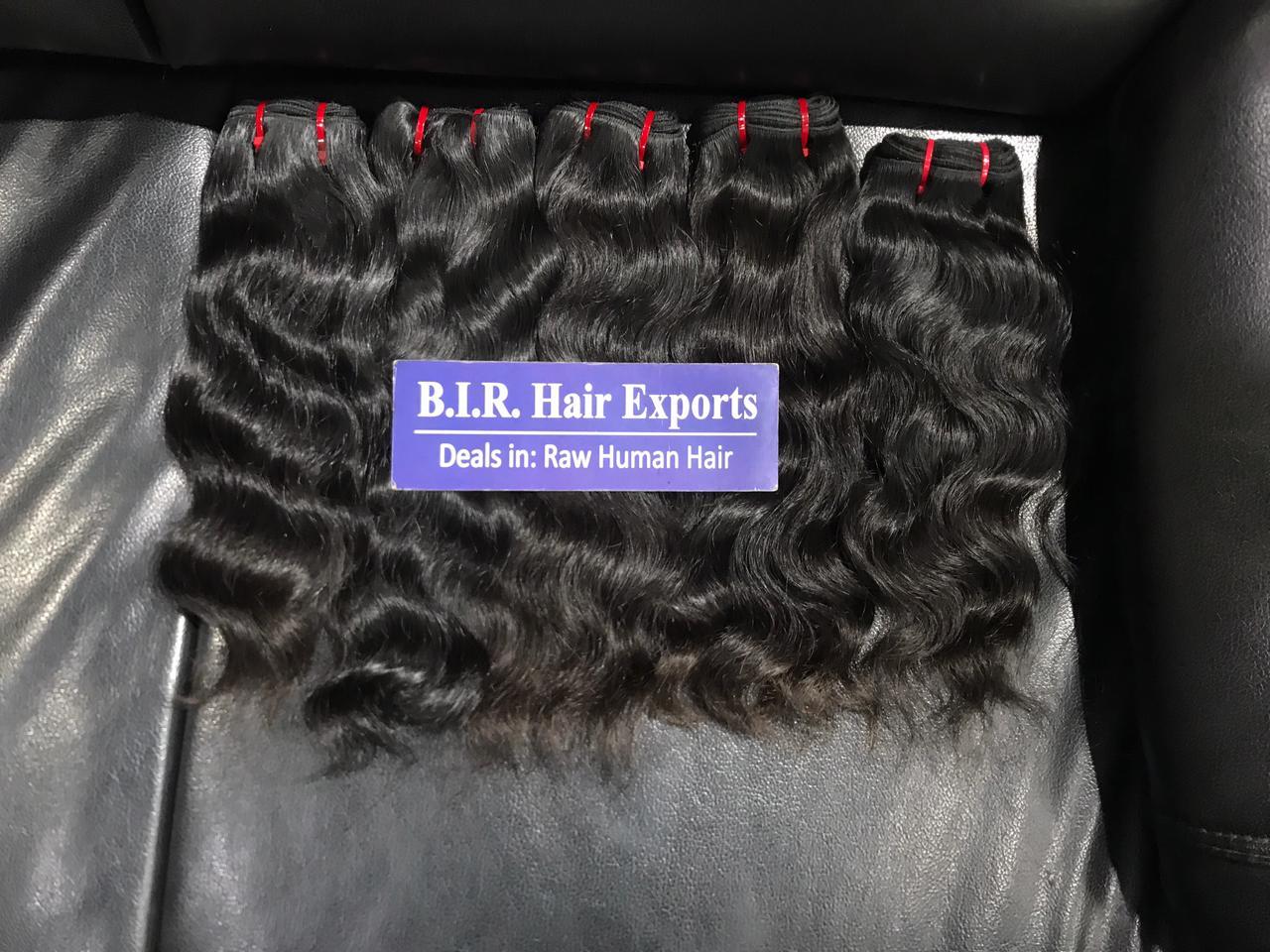 Raw Weft Human Hair - 100 Grams, 762 Mm Length, Black 1b | 100% Human Hair, Non-shedding, Smooth Texture, Natural Shine