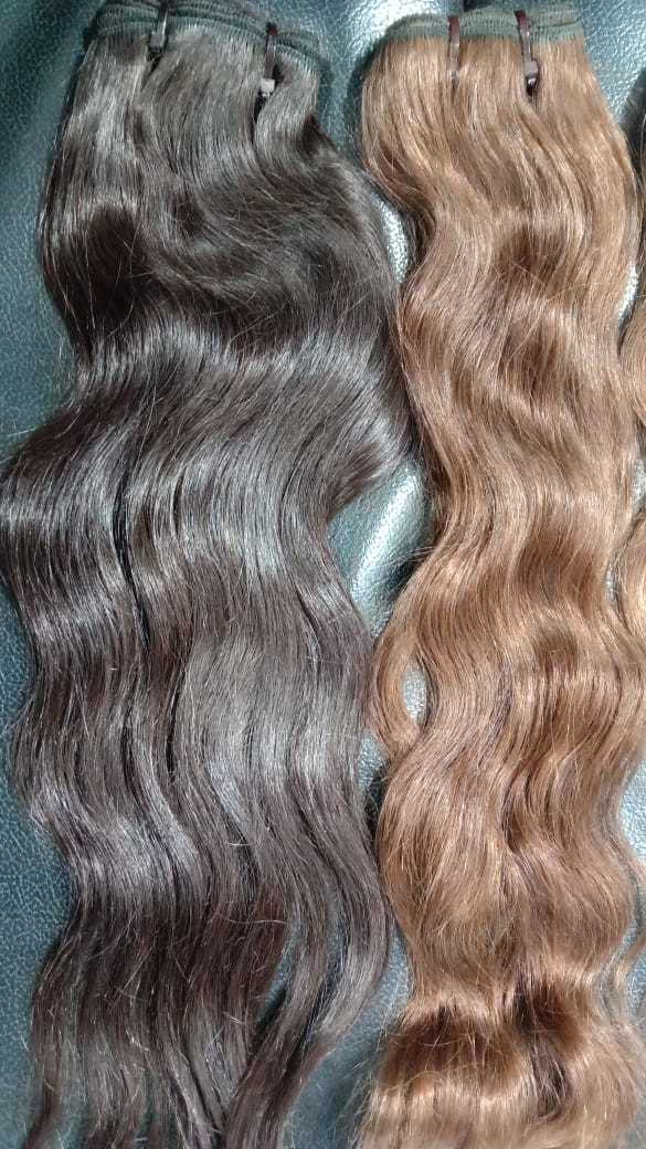 Raw Weft Human Hair - 100 Grams, 762 Mm Length, Black 1b | 100% Human Hair, Non-shedding, Smooth Texture, Natural Shine