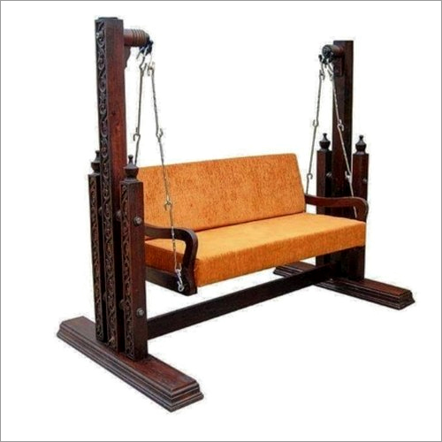 Durable 3 Pillar Wooden Swing Jhula