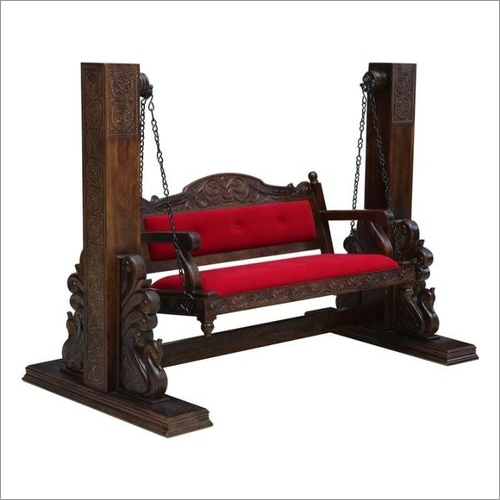 Hardwood Swing Jhula - Solid Wood, Polished Finish | Durable, Indian Style Design