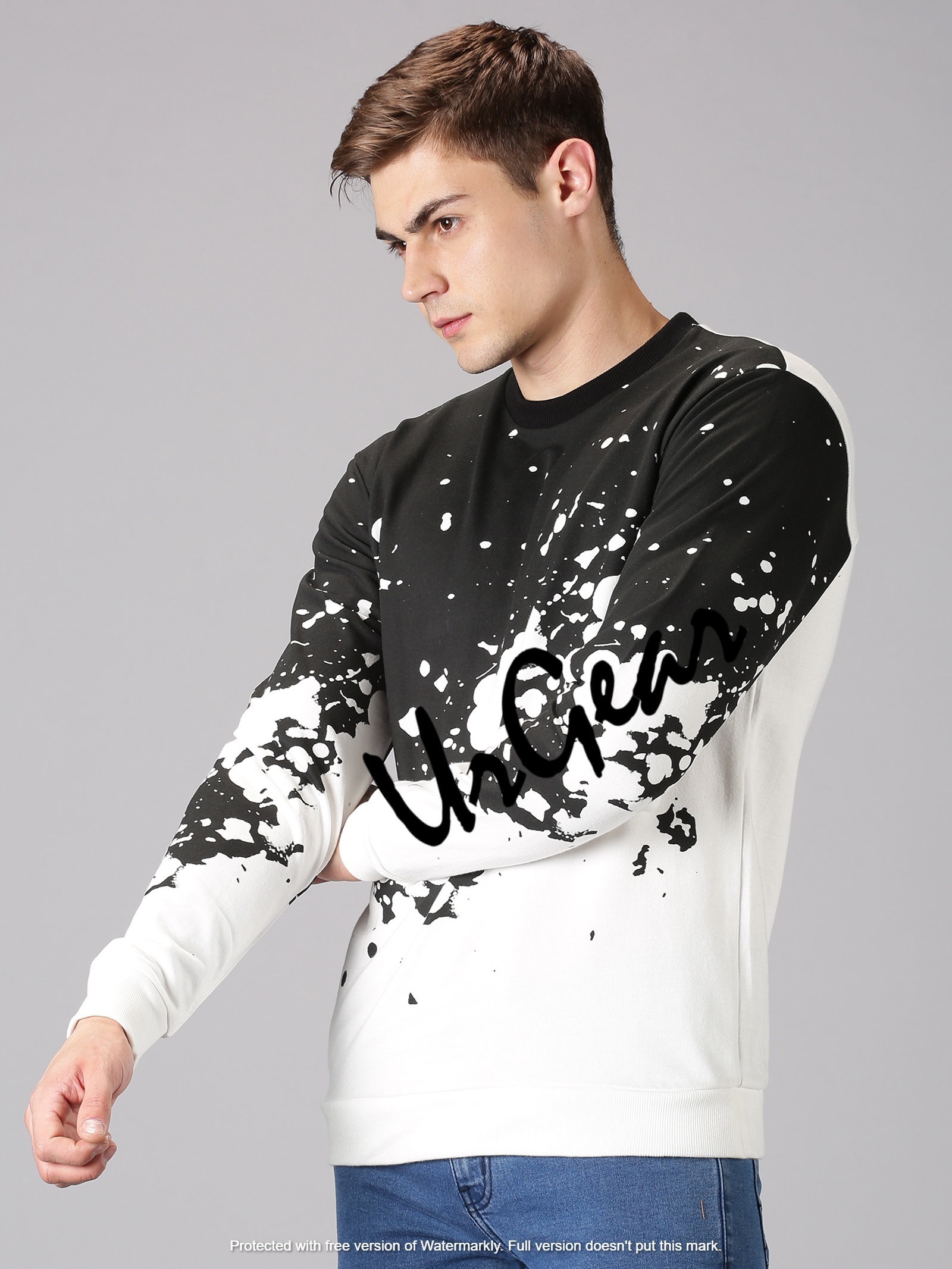 Black Mens Full Sleeve T Shirts