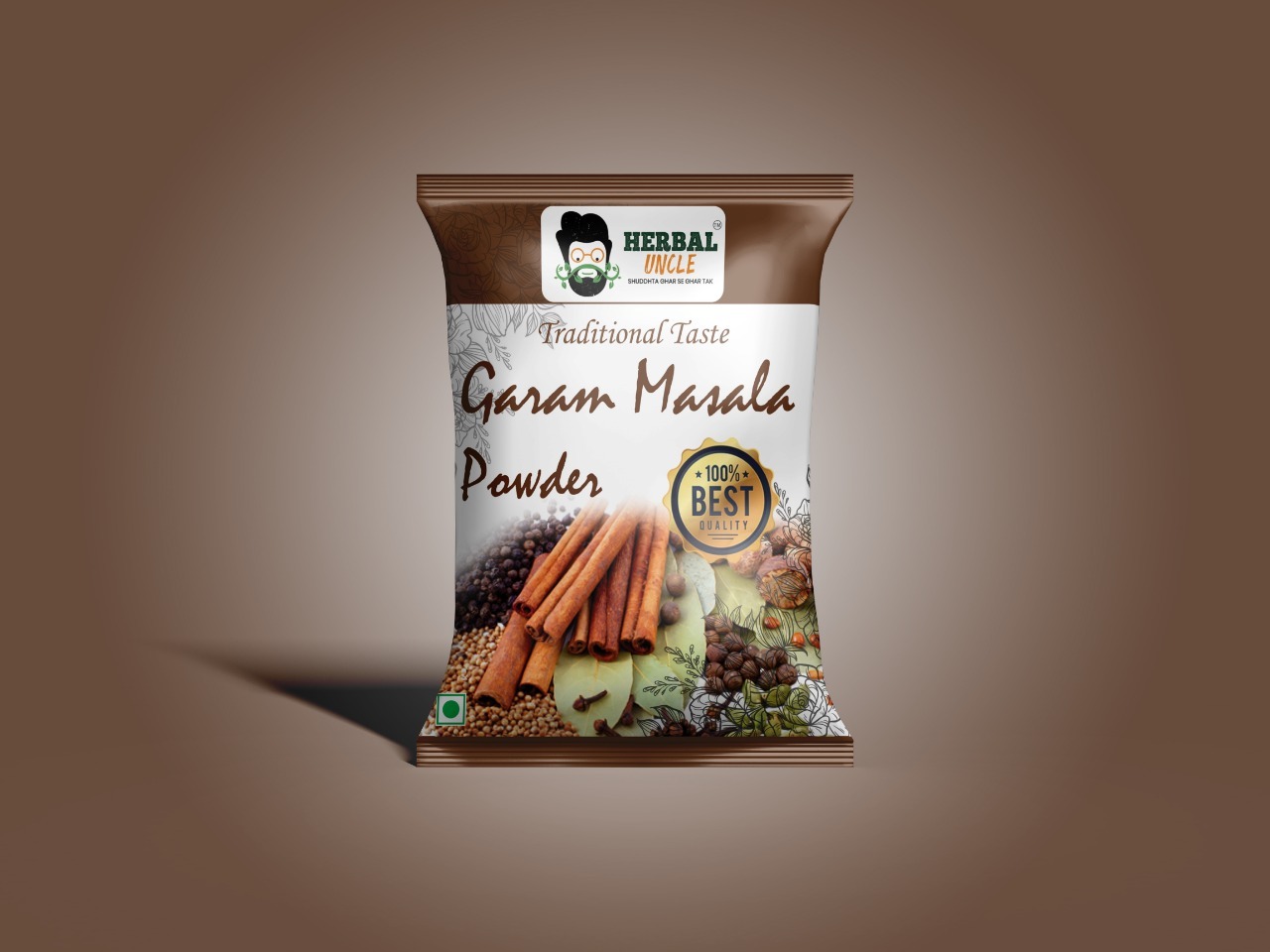 Garam Masala Powder - Dark Brown, 50 Grams | Original Punjabi Taste, Blended Powder, Shelf Life: 12 Months, Store In Dry Cool Place