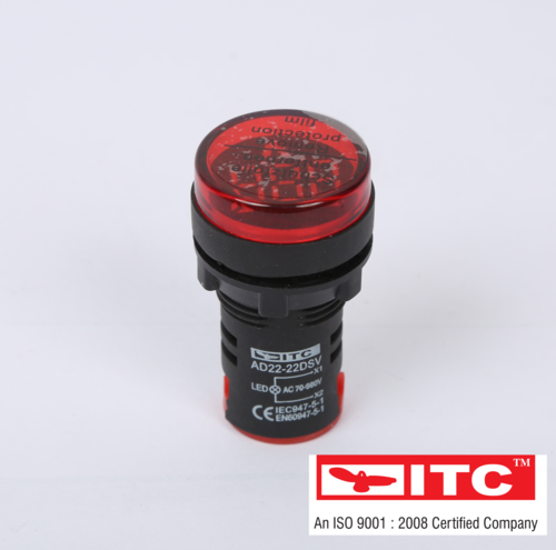 LED Indicator - 5x3x3 cm, Red, Green, Yellow, Blue, White | Long-Life, IP65 Protection, 0.5 Wh Energy Consumption, 220V Rated Voltage, 3-Year Warranty