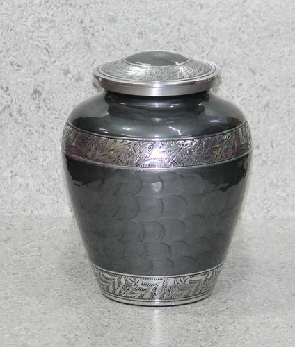 Enamel Classic Grey Urn