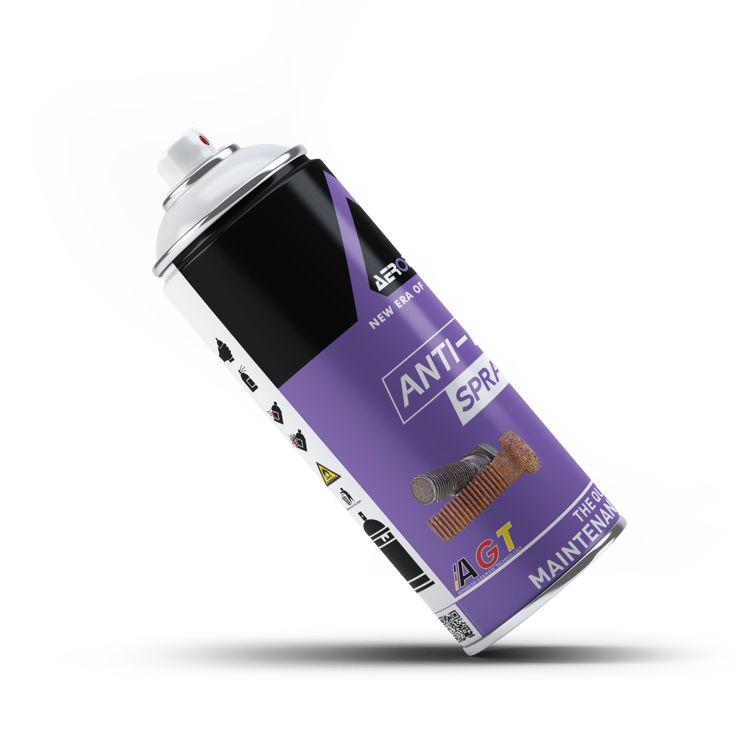 Aerofor Anti-rust Spray - Petroleum-based Formula, Colorless State | Multi-purpose Lubricant, Displaces Moisture, Removes Grease And Grime, Protects Against Rust And Corrosion