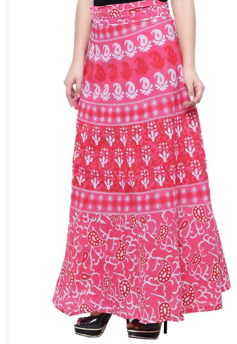 Blossom Crepe Skirts, Chiffon Printed Skirts, Rayon Skirts, Cotton Skirts