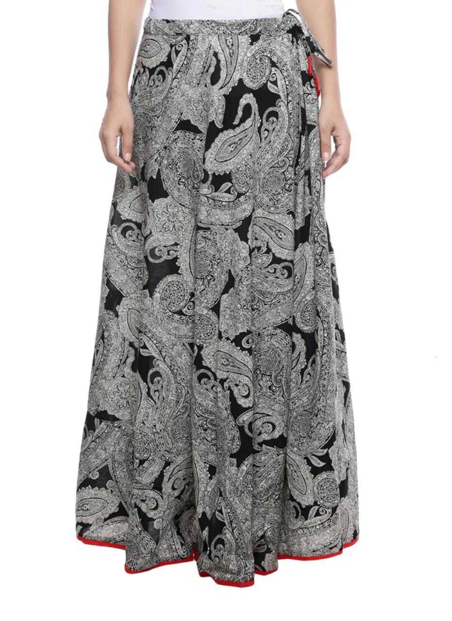 Blossom Crepe Skirts, Chiffon Printed Skirts, Rayon Skirts, Cotton Skirts