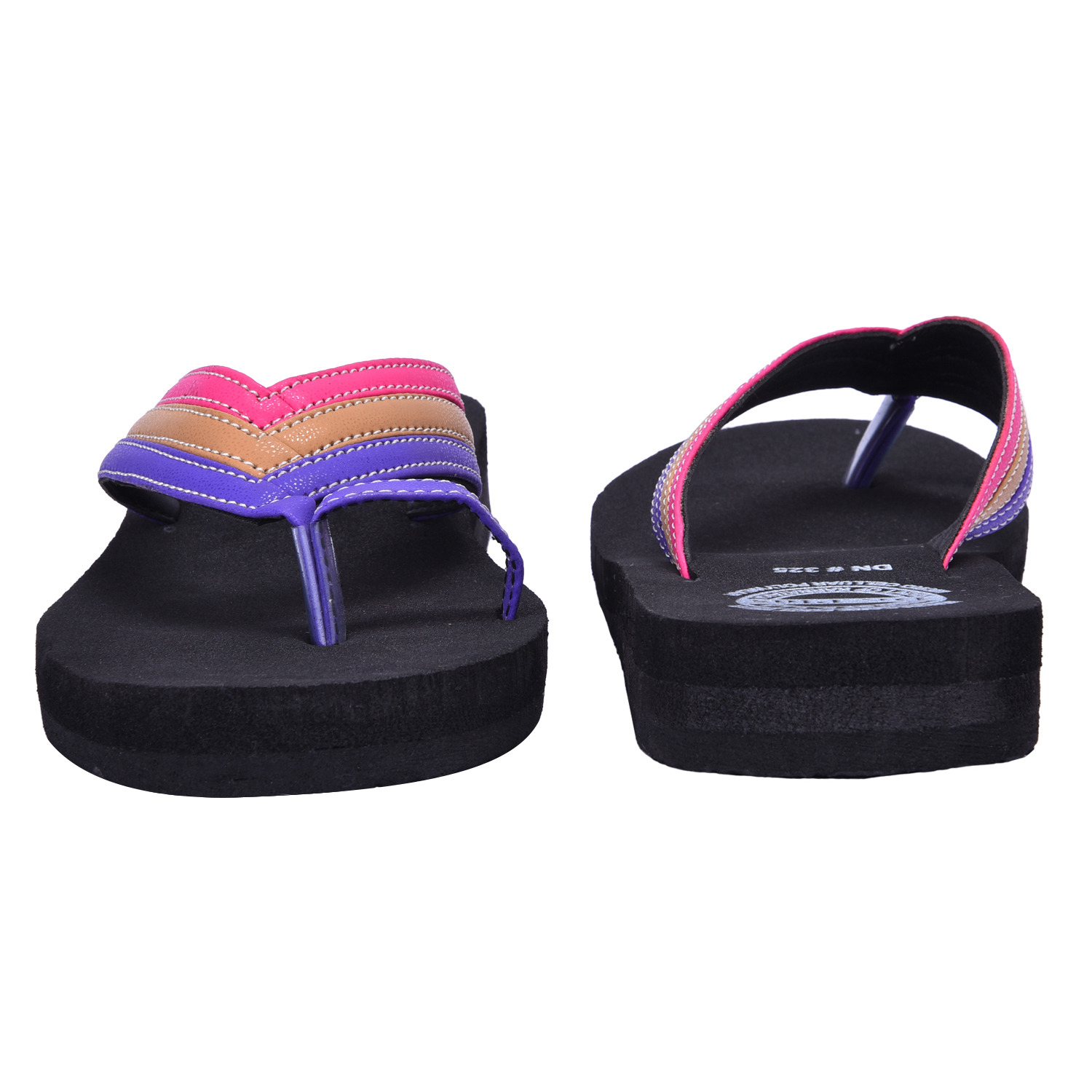 Mcp Slippers - Synthetic Leather Upper, Rubber Outsole | Multi-color, Women's Size 5-11, Flip Flop Style For All Seasons
