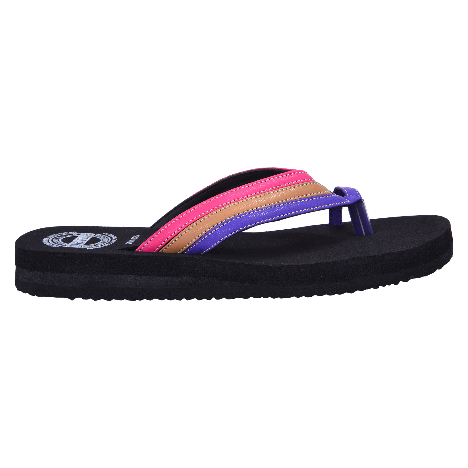 Mcp Slippers - Synthetic Leather Upper, Rubber Outsole | Multi-color, Women's Size 5-11, Flip Flop Style For All Seasons
