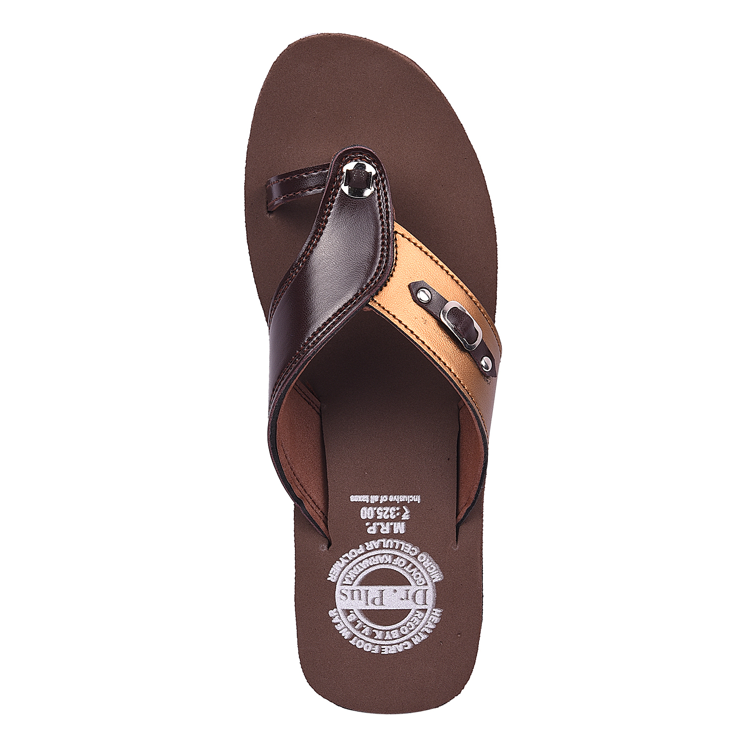 Mcp Slippers - Synthetic Leather Upper, Rubber Sole, Gold Color | Sizes 5-11 For Women, Ideal For All Seasons
