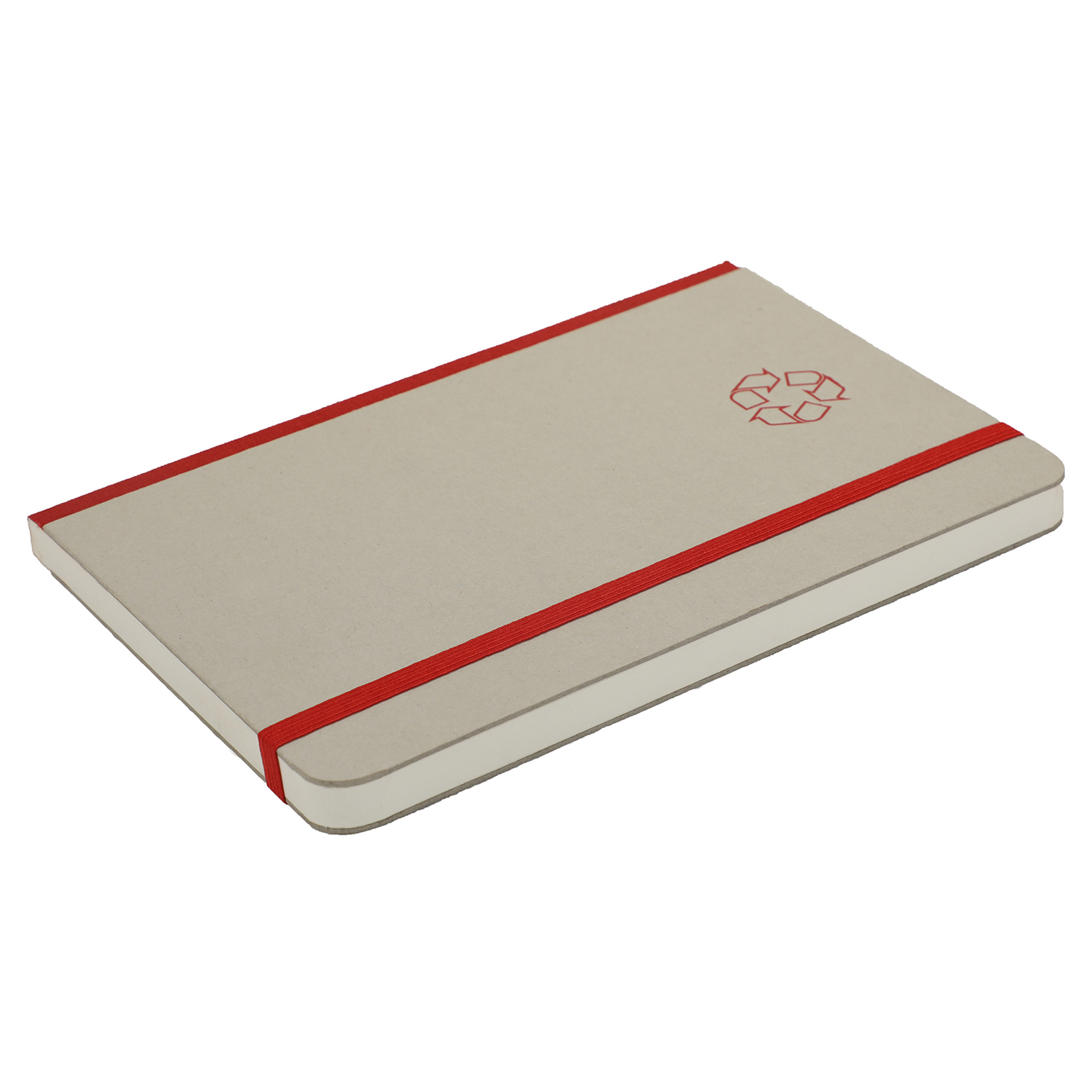 Comma Ecologique A5 Hard Bound Notebook - 192 Pages, 80gsm Natural Shade Paper, Recycled Paper Board Cover, Elastic Band Closure, Ideal For Note-taking