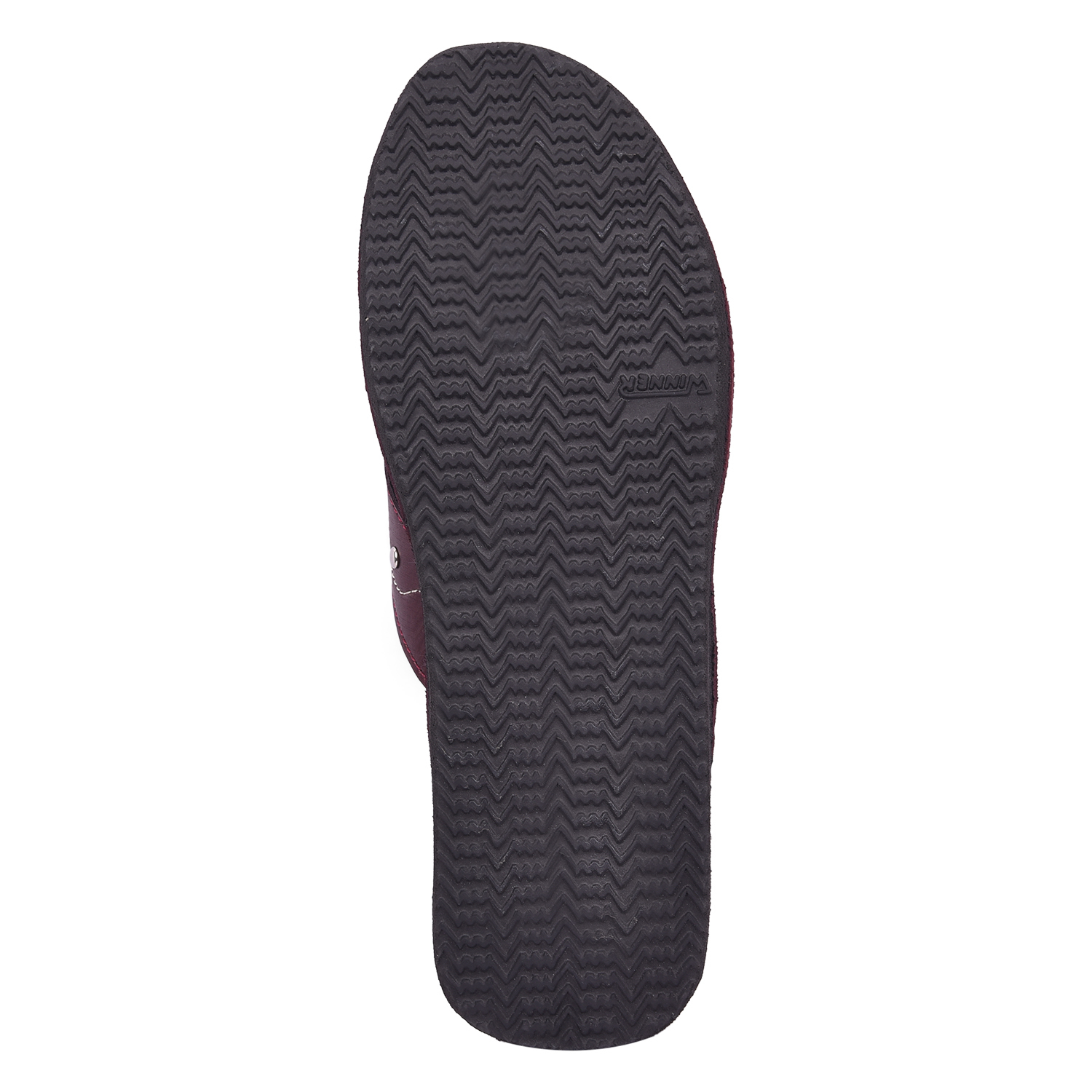 Mcp Slippers - Synthetic Leather Upper, Rubber Sole | Maroon Color, Flip Flop Style, Sizes 5-11 For Women
