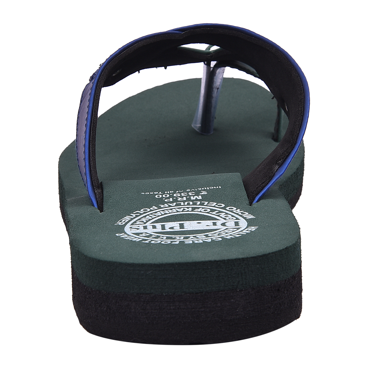 Mcp Slippers - Synthetic Leather Upper, Rubber Sole | Women's Flip Flop, Sizes 5-11, Blue-green Color, All-season Comfort