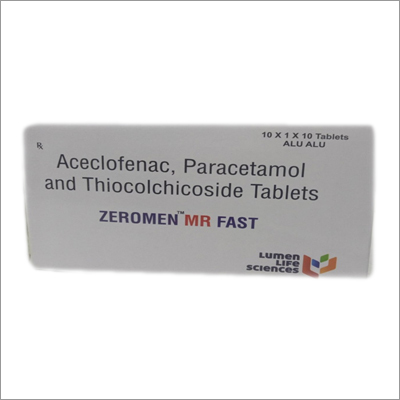 Aceclofenac Paracetamol And Thiocolchicoside Tablets