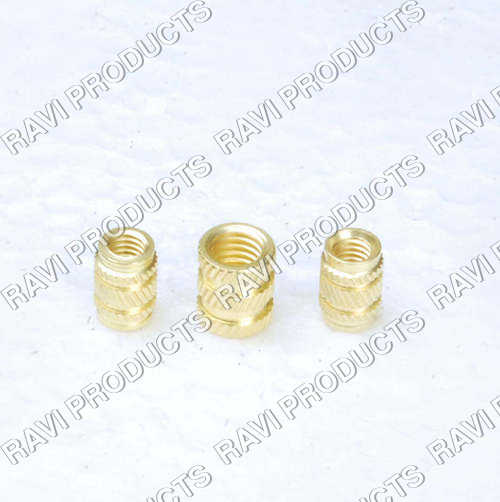 Brass Cross Knurling Inserts