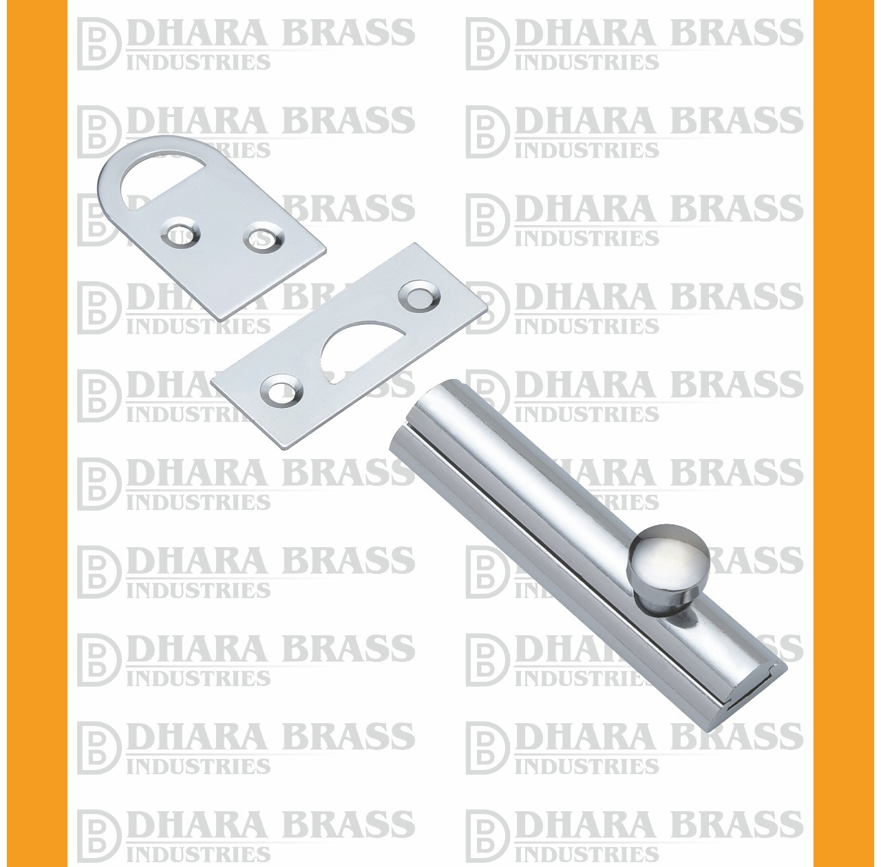 Gold Brass Fluxe Tower Bolt