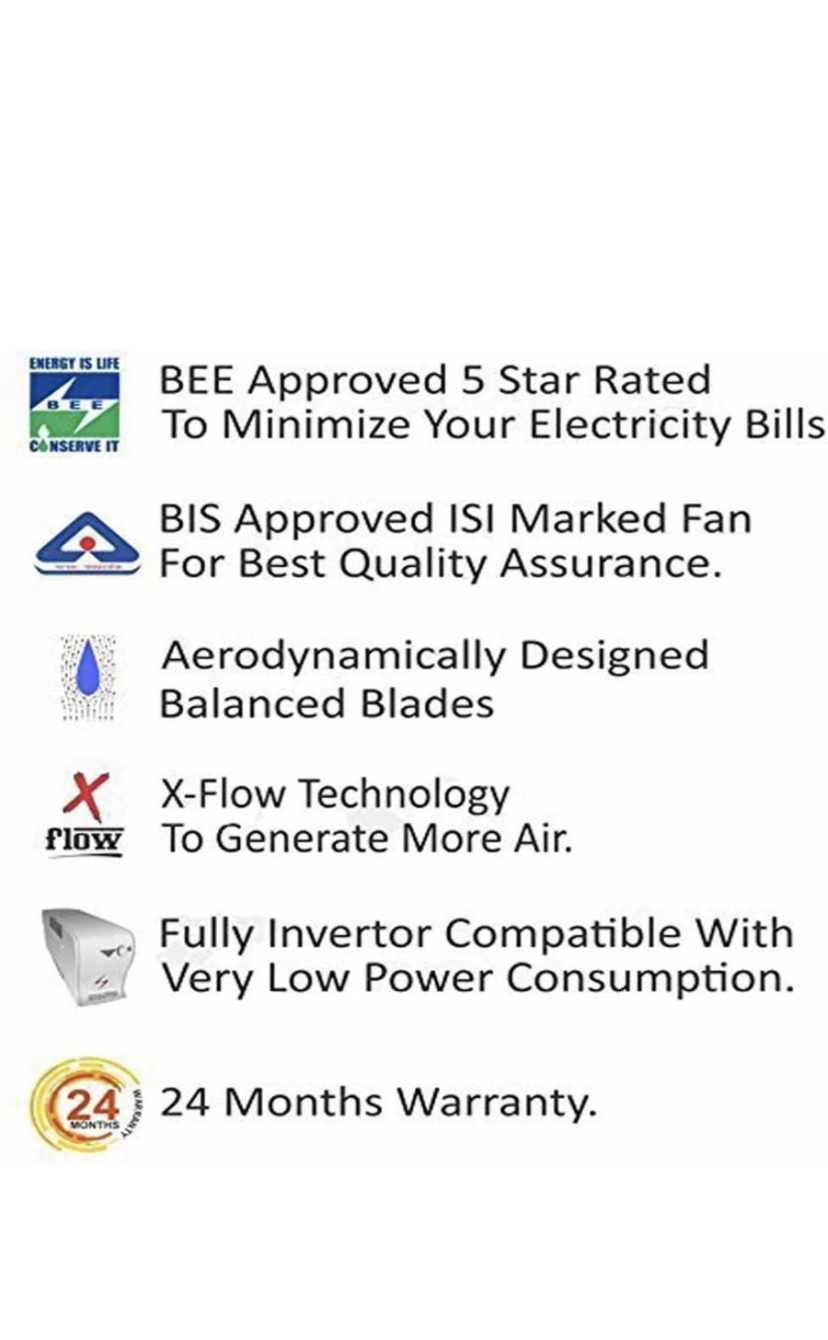 Metallic Ceiling Fan 1200mm Blade Diameter: 1200 Mm Millimeter (Mm)
