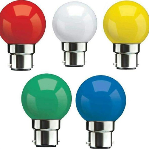 LED Night Bulb - Metal Base, 0W Power Factor | Ideal for Household Use, Energy Efficient Lighting