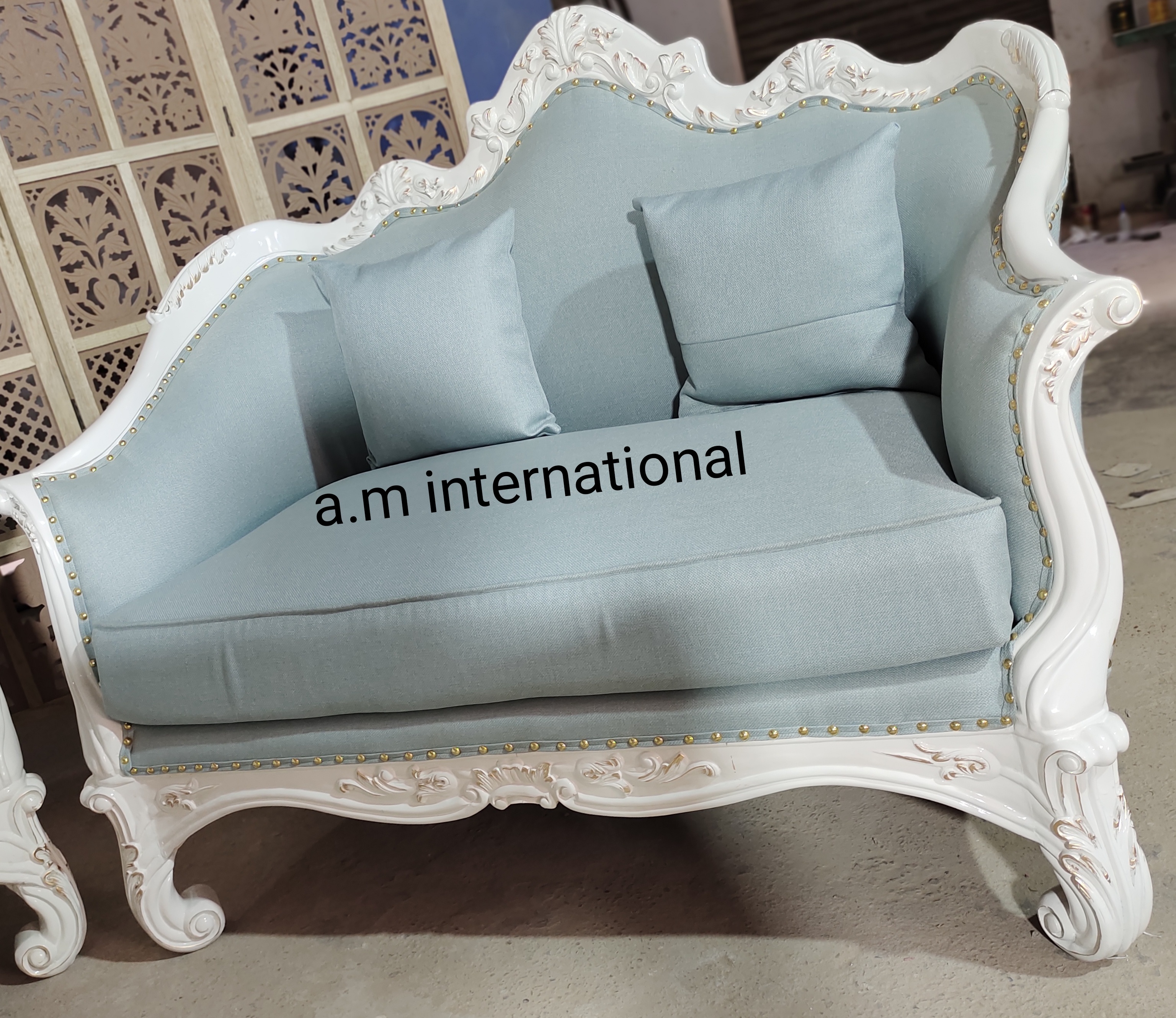 Handmade Designer Wooden Sofa