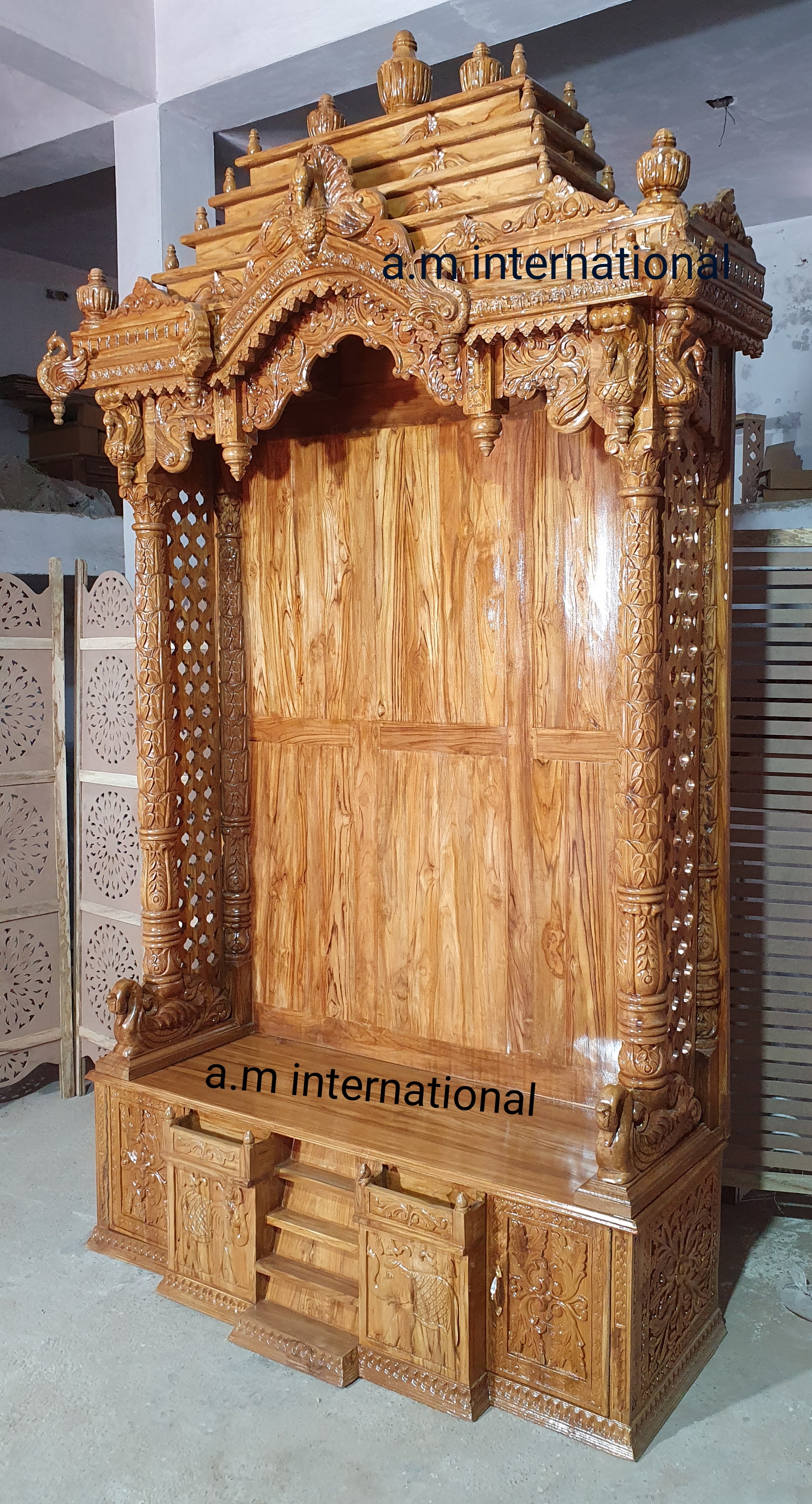 Handmade Wooden Large Temple