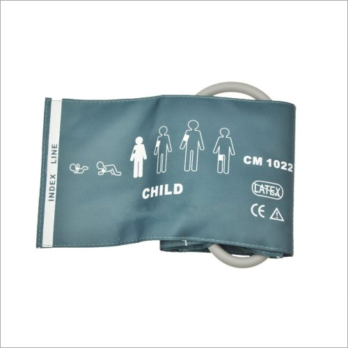 TPU NIBP Cuff - TPU Material, 25-35 cm Cuff Range , Lactex Free, Blue Color, Moisture & Abrasion Resistant
