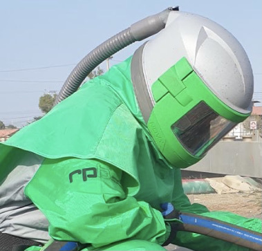 Sand Blasting Helmet Resiprator Nova 3